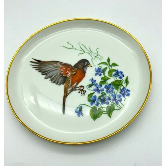 Vignaud Limoges France Set of 5 Plates - Picture 4 of 8